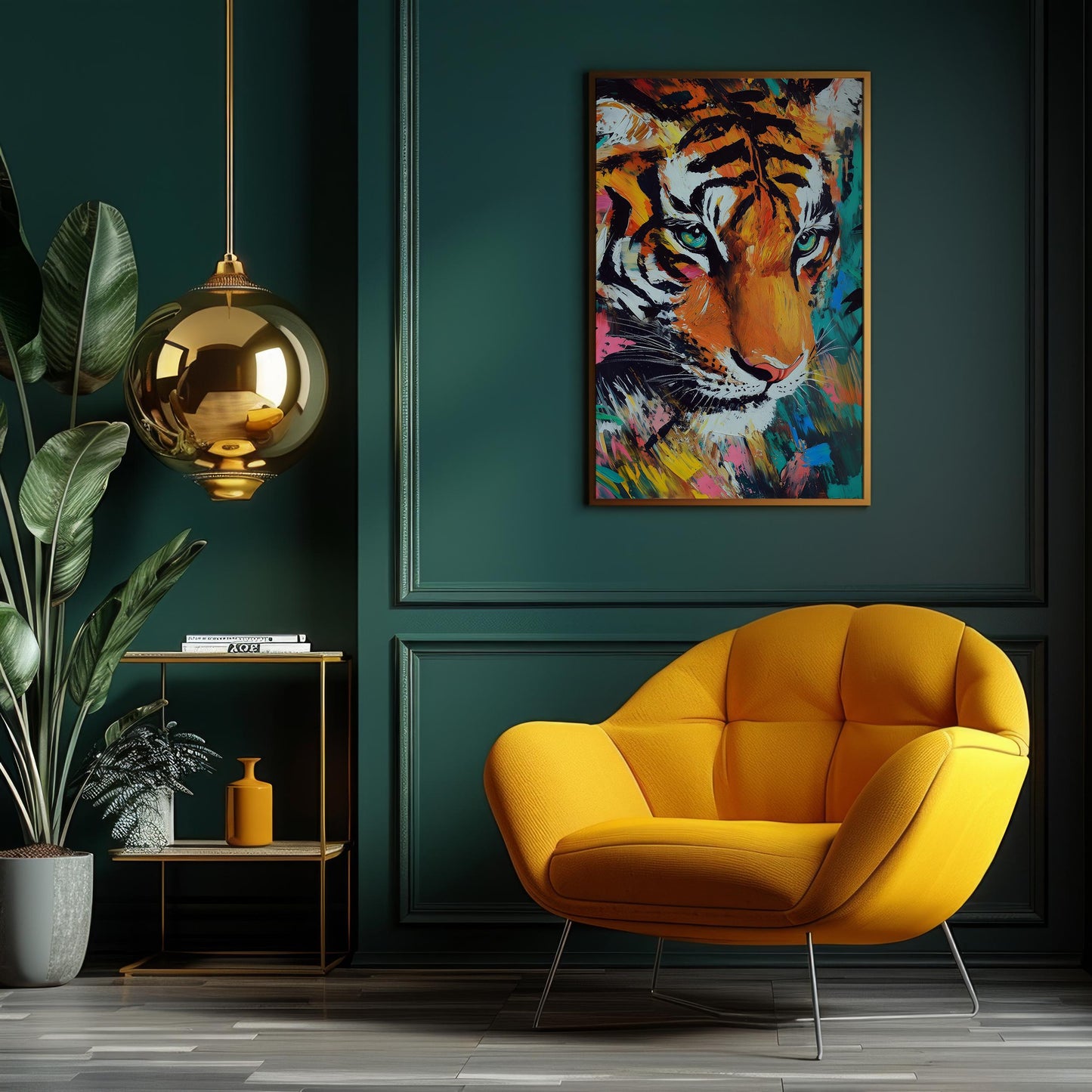 Vibrant Tiger Print Safari – Maximalist Animal Print