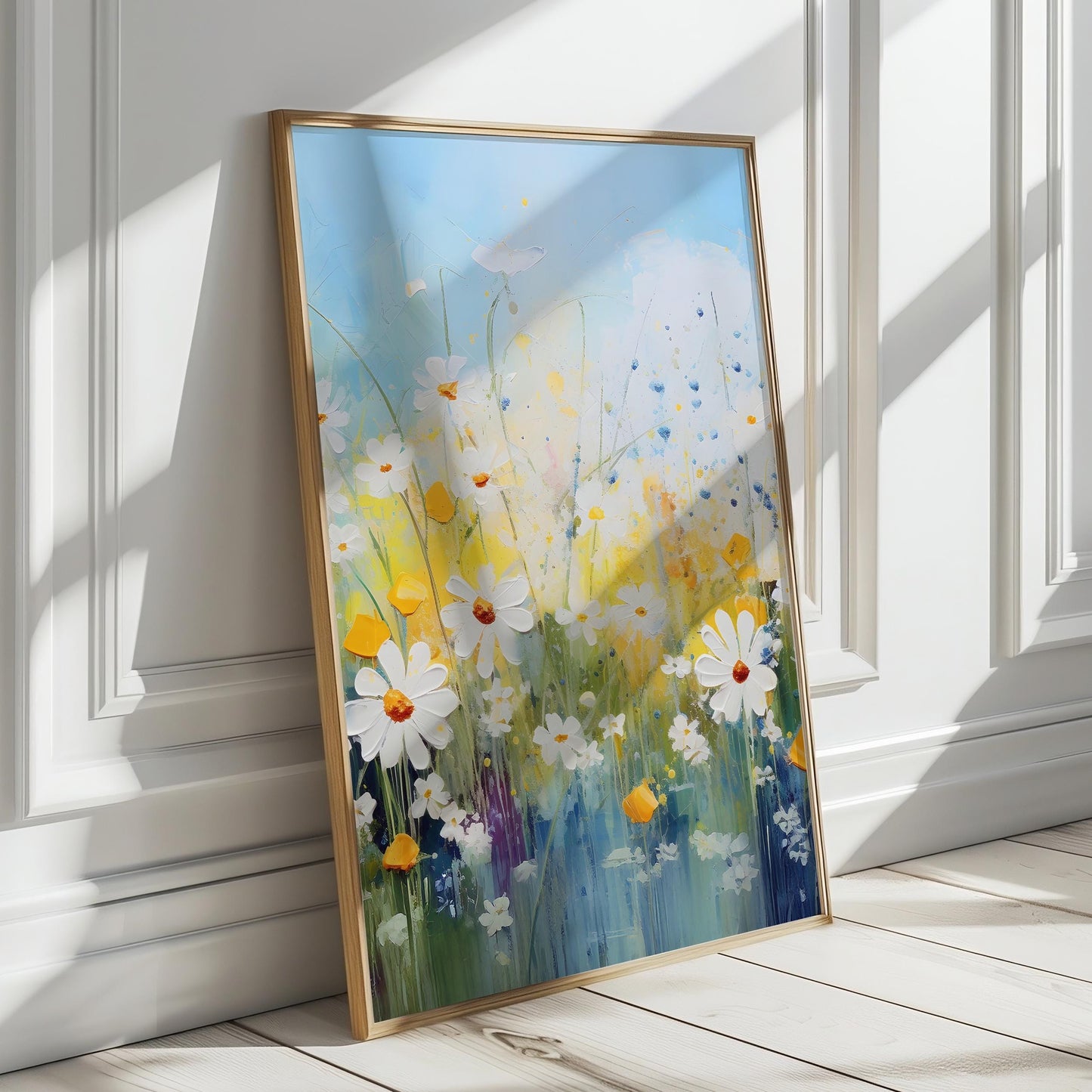 Daisy Wildflower Field Print