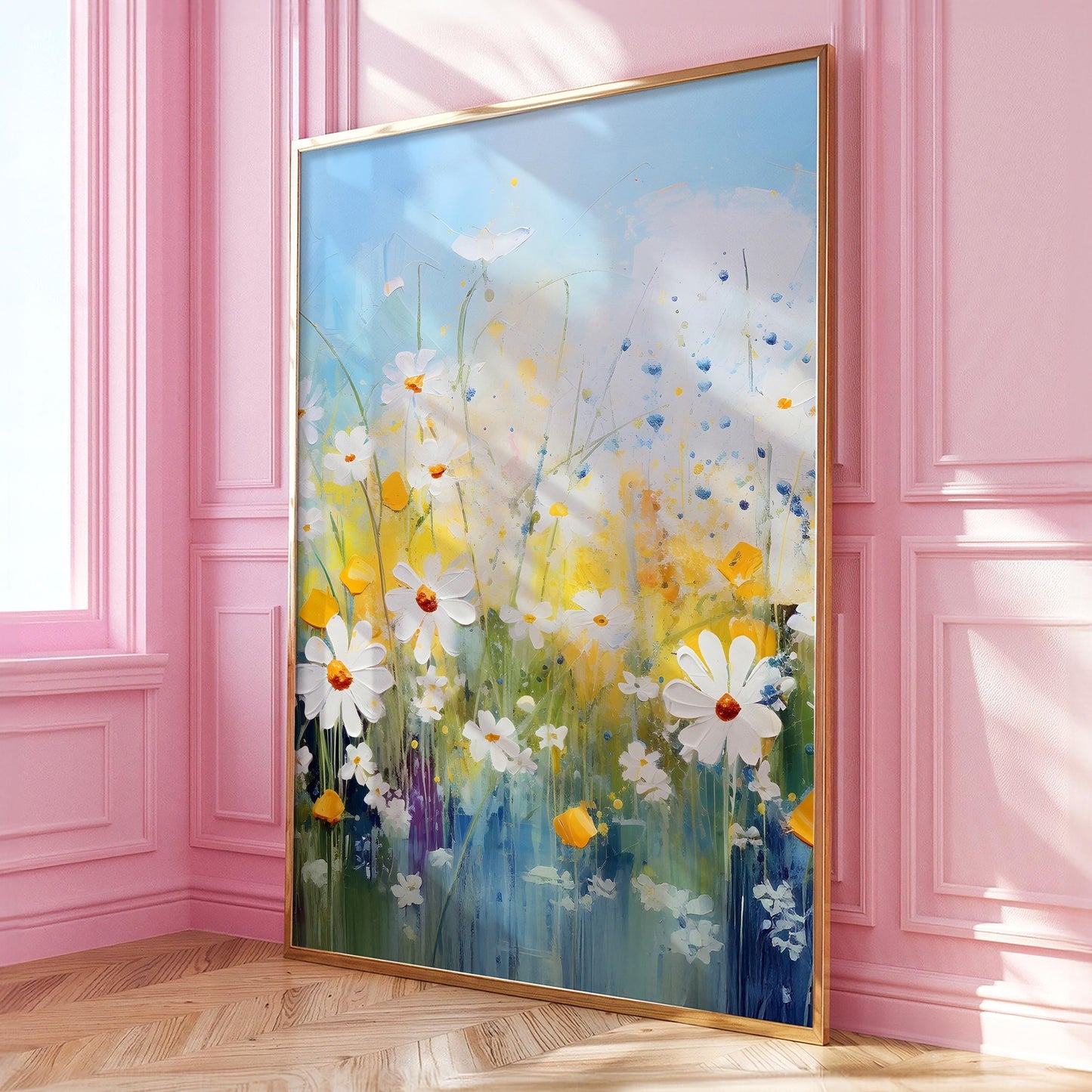 Daisy Wildflower Field Print