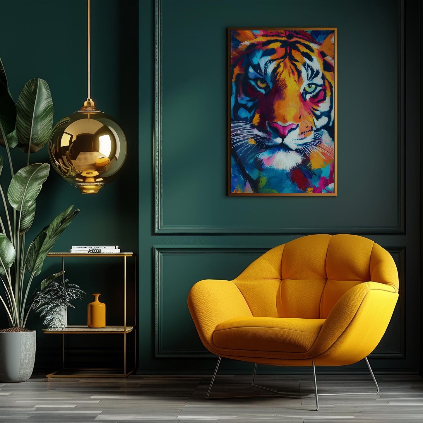 Vibrant Tiger Safari – Maximalist Animal Print